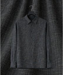 UNITED TOKYO（ユナイテッドトウキョウ）の「【新作】ライトツイード ロングスリーブシャツ　｜ストレッチ/春服/防シワ/通気性（シャツ/ブラウス・メンズ）」