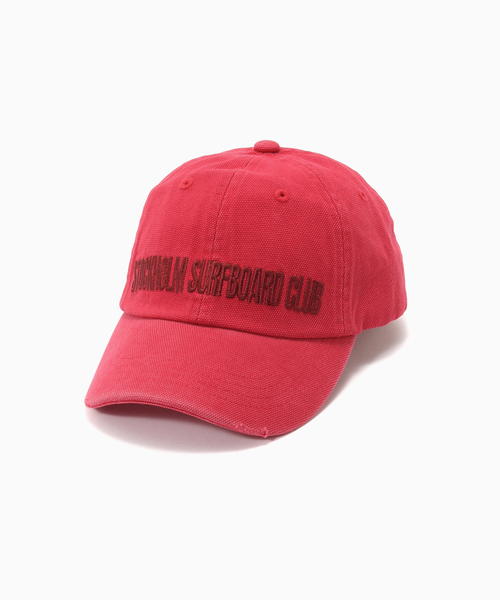 Stockholm Surfboard Club(ストックホルムサーフボードクラブ)の「STOCKHOLM SURFBOARD CLUB PAC LIFE(キャップ・メンズ・ブラック/ベージュ/レッド・FREE)」の3枚目の写真