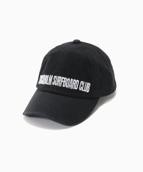 Stockholm Surfboard Club(ストックホルムサーフボードクラブ)の「STOCKHOLM SURFBOARD CLUB PAC LIFE(キャップ・メンズ・ブラック/ベージュ/レッド・FREE)」の1枚目の写真
