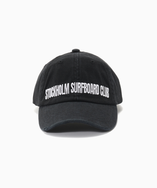 Stockholm Surfboard Club(ストックホルムサーフボードクラブ)の「STOCKHOLM SURFBOARD CLUB PAC LIFE(キャップ・メンズ・ブラック/ベージュ/レッド・FREE)」の4枚目の写真