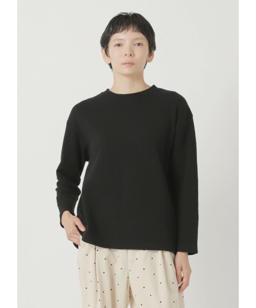 Plantation(プランテーション)の「ガーゼ接結天竺 / S(Tシャツ/カットソー・レディース・ブラック・M size)」の1枚目の写真