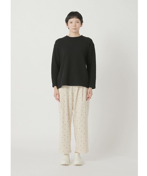 Plantation(プランテーション)の「ガーゼ接結天竺 / S(Tシャツ/カットソー・レディース・ブラック・M size)」の4枚目の写真