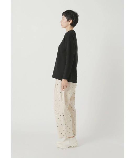 Plantation(プランテーション)の「ガーゼ接結天竺 / S(Tシャツ/カットソー・レディース・ブラック・M size)」の5枚目の写真
