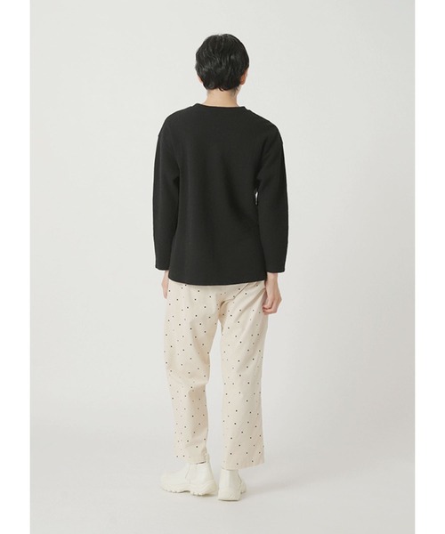 Plantation(プランテーション)の「ガーゼ接結天竺 / S(Tシャツ/カットソー・レディース・ブラック・M size)」の6枚目の写真