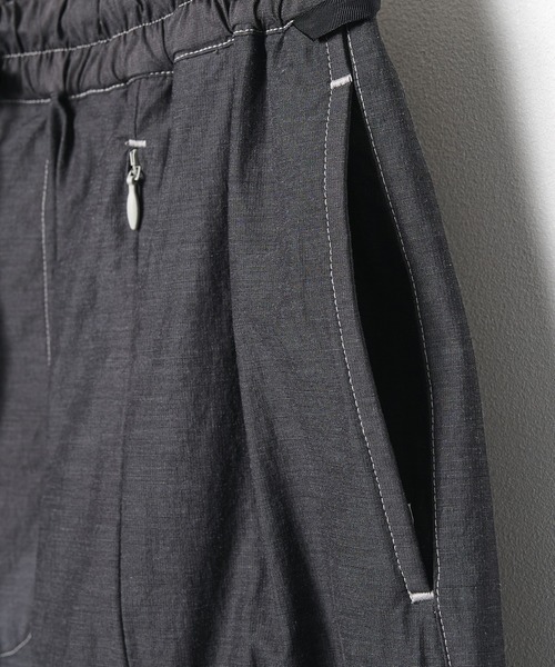 POLIQUANT(ポリクアント)の「【POLIQUANT/ポリクアント】THE BREATHABLE GRADIENT GARMENT DYEING S/L PANTS(その他パンツ・メンズ・ライム/ブラック・1/2)」の6枚目の写真