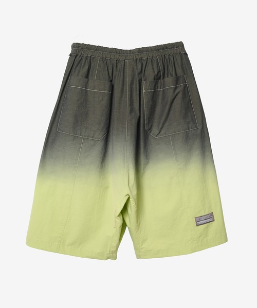 POLIQUANT(ポリクアント)の「【POLIQUANT/ポリクアント】THE BREATHABLE GRADIENT GARMENT DYEING S/L PANTS(その他パンツ・メンズ・ライム/ブラック・1/2)」の4枚目の写真