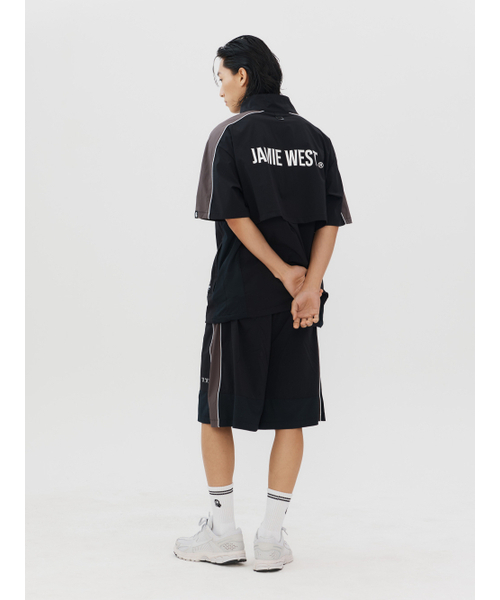 JAMIE WEST(ジェイミーウエスト)の「メッシュ配色パイピングポイントショーツ(ブラック)(その他パンツ・レディース・その他・MEDIUM/LARGE/X-LARGE)」の3枚目の写真