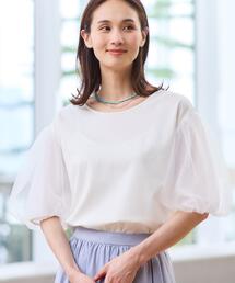 Reflect | 【UVカット/接触冷感/吸水速乾】チュールスリーブプルオーバー(Tシャツ/カットソー)