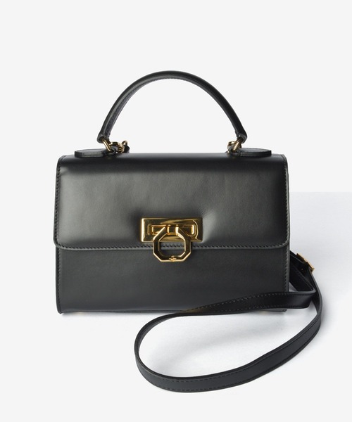 CARBOTTI(カルボッティ)の「CARBOTTI / SOFIA 341 カルボッティ レザー ワンハンドル 2WAY ハンドバッグ(ショルダーバッグ・レディース・ブラック・FREE)」の15枚目の写真