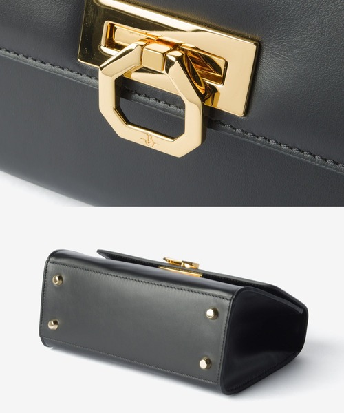CARBOTTI(カルボッティ)の「CARBOTTI / SOFIA 341 カルボッティ レザー ワンハンドル 2WAY ハンドバッグ(ショルダーバッグ・レディース・ブラック・FREE)」の19枚目の写真