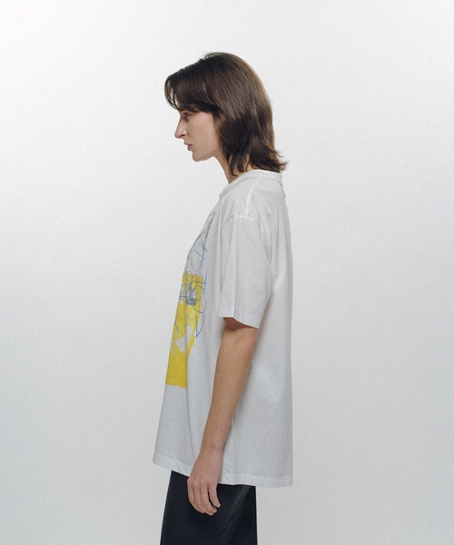 KEISUKEYOSHIDA(ケイスケヨシダ)の「Raco T-shirt(Tシャツ/カットソー・レディース・ホワイト/ブラック・L/S)」の13枚目の写真