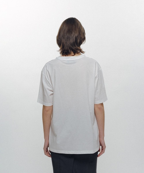 KEISUKEYOSHIDA(ケイスケヨシダ)の「Raco T-shirt(Tシャツ/カットソー・レディース・ホワイト/ブラック・L/S)」の14枚目の写真