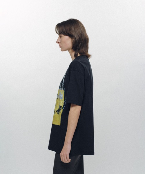KEISUKEYOSHIDA(ケイスケヨシダ)の「Raco T-shirt(Tシャツ/カットソー・レディース・ホワイト/ブラック・L/S)」の7枚目の写真