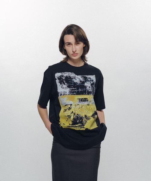 KEISUKEYOSHIDA(ケイスケヨシダ)の「Raco T-shirt(Tシャツ/カットソー・レディース・ホワイト/ブラック・L/S)」の6枚目の写真