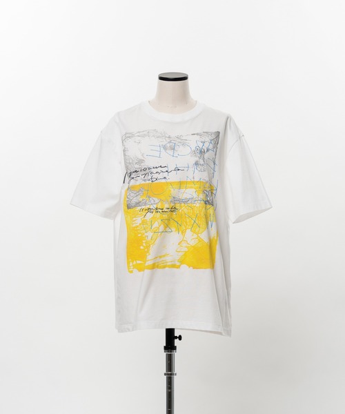 KEISUKEYOSHIDA(ケイスケヨシダ)の「Raco T-shirt(Tシャツ/カットソー・レディース・ホワイト/ブラック・L/S)」の4枚目の写真