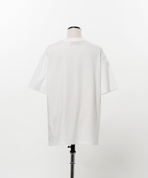 KEISUKEYOSHIDA(ケイスケヨシダ)の「Raco T-shirt(Tシャツ/カットソー・レディース・ホワイト/ブラック・L/S)」の5枚目の写真
