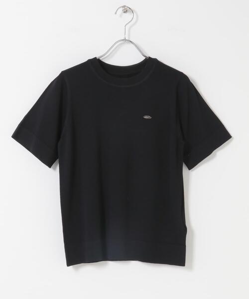 SENSE OF PLACE by URBAN RESEARCH（センスオブプレイスバイアーバンリサーチ）の「『洗濯可』プレートツキニットTシャツ(半袖)（ニット/セーター・レディース・アイボリー/ブラック/グレー・ONE）」の15枚目の写真