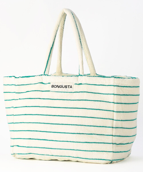 FREAK'S STORE(フリークスストア)の「BONGUSTA/ボングスタ NARAM WEEKEND BAG/パイル地トートバッグL(トートバッグ・レディース・ピンク/ブルー/オフホワイト・ONE SIZE)」の10枚目の写真
