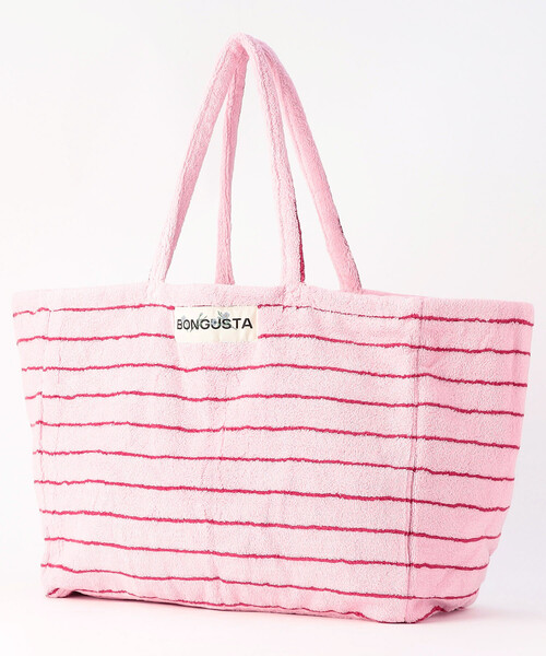 FREAK'S STORE(フリークスストア)の「BONGUSTA/ボングスタ NARAM WEEKEND BAG/パイル地トートバッグL(トートバッグ・レディース・ピンク/ブルー/オフホワイト・ONE SIZE)」の11枚目の写真