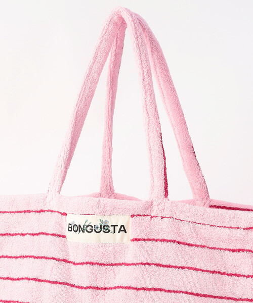 FREAK'S STORE(フリークスストア)の「BONGUSTA/ボングスタ NARAM WEEKEND BAG/パイル地トートバッグL(トートバッグ・レディース・ピンク/ブルー/オフホワイト・ONE SIZE)」の12枚目の写真