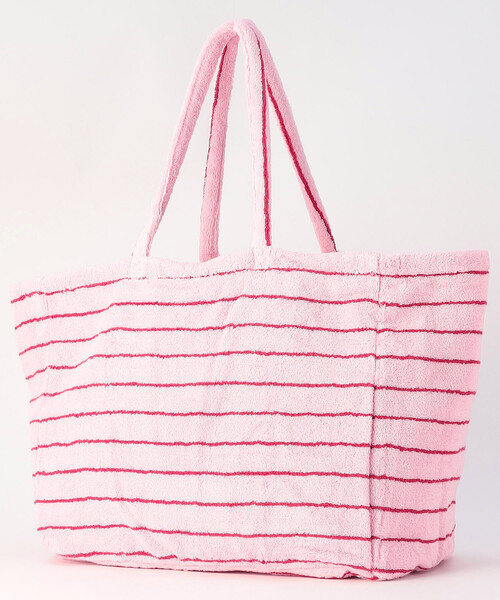 FREAK'S STORE(フリークスストア)の「BONGUSTA/ボングスタ NARAM WEEKEND BAG/パイル地トートバッグL(トートバッグ・レディース・ピンク/ブルー/オフホワイト・ONE SIZE)」の13枚目の写真