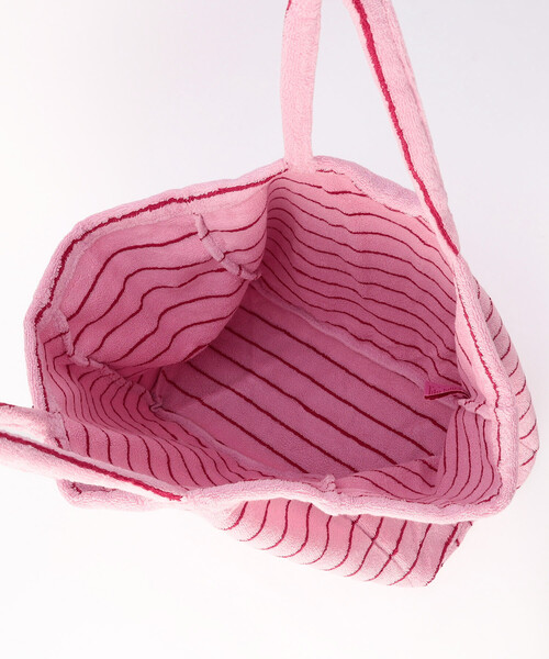 FREAK'S STORE(フリークスストア)の「BONGUSTA/ボングスタ NARAM WEEKEND BAG/パイル地トートバッグL(トートバッグ・レディース・ピンク/ブルー/オフホワイト・ONE SIZE)」の18枚目の写真
