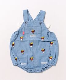 HYSTERIC MINI | ANGEL MINI 刺繍 羽付き サロペット(ロンパース)