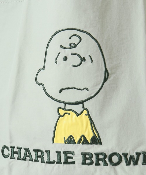 SNOOPY(スヌーピー)の「SNOOPY スヌーピー トートバッグ 刺繍 アップリケ(トートバッグ・レディース・グリーン/ピンク/ブルー/グレー/ブラック・FREE)」の17枚目の写真