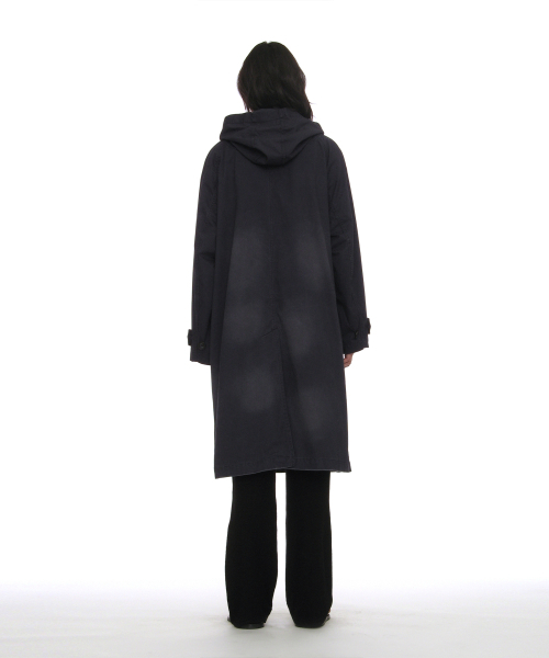 PARTIMENTO WOMEN(パルティメントウィメン)の「ツーウェイウォッシュドポケットバルマカンコート_ネイビー(トレンチコート・レディース・その他・OS)」の4枚目の写真