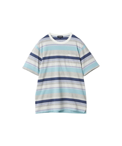 McGREGOR(マックレガー)の「グラデーションボーダーT(Tシャツ/カットソー・メンズ・アイボリー/ネイビー・M/L/XL)」の14枚目の写真