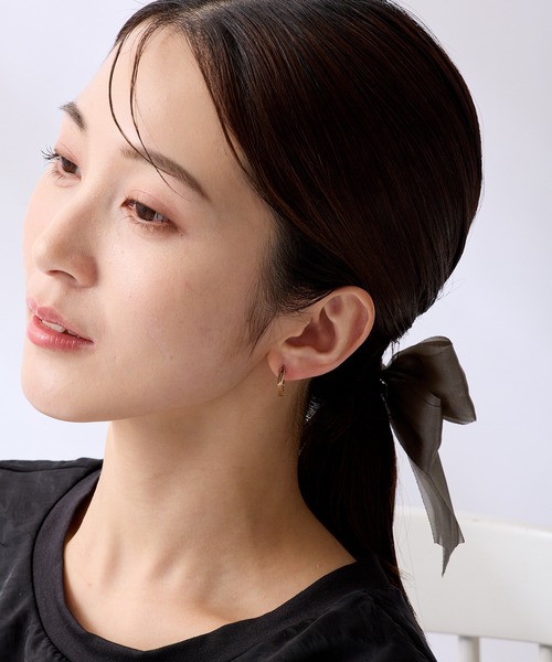 CALIN STANDARD(カリンスタンダード)の「◆金属アレルギー対応◆◆made in japan◆【片手でスムースワンタッチ】スクエア ミニスムースピアス(ピアス(両耳用)・レディース・ピンクゴールド/ゴールド/シルバー・FREE)」の15枚目の写真