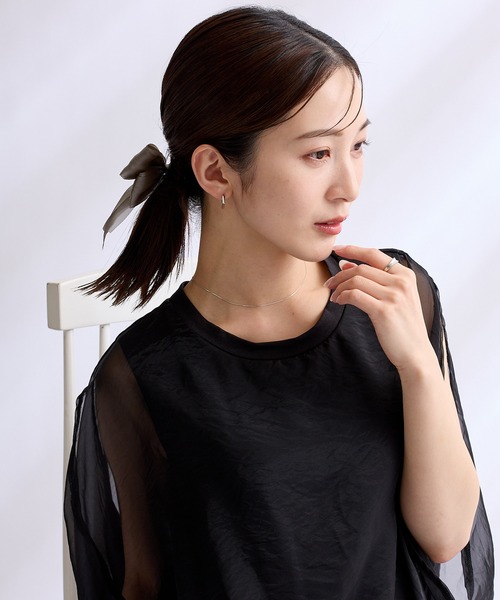 CALIN STANDARD(カリンスタンダード)の「◆金属アレルギー対応◆◆made in japan◆【片手でスムースワンタッチ】スクエア ミニスムースピアス(ピアス(両耳用)・レディース・ピンクゴールド/ゴールド/シルバー・FREE)」の10枚目の写真