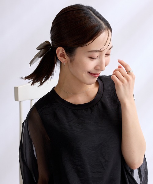CALIN STANDARD(カリンスタンダード)の「◆金属アレルギー対応◆◆made in japan◆【片手でスムースワンタッチ】スクエア ミニスムースピアス(ピアス(両耳用)・レディース・ピンクゴールド/ゴールド/シルバー・FREE)」の11枚目の写真