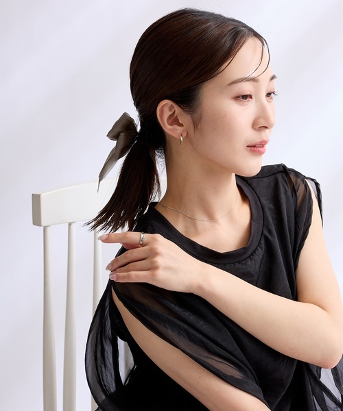 CALIN STANDARD(カリンスタンダード)の「◆金属アレルギー対応◆◆made in japan◆【片手でスムースワンタッチ】スクエア ミニスムースピアス(ピアス(両耳用)・レディース・ピンクゴールド/ゴールド/シルバー・FREE)」の12枚目の写真