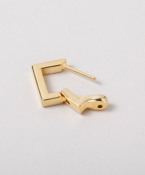CALIN STANDARD(カリンスタンダード)の「◆金属アレルギー対応◆◆made in japan◆【片手でスムースワンタッチ】スクエア ミニスムースピアス(ピアス(両耳用)・レディース・ピンクゴールド/ゴールド/シルバー・FREE)」の22枚目の写真
