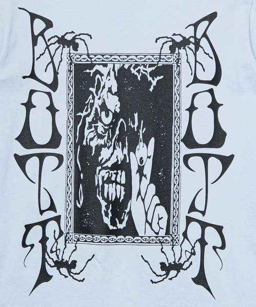 BOTT(ボット)の「BoTT / ボット EYE FOR AN EYE TEE(Tシャツ/カットソー・メンズ・ブルー系その他/ブラック・SMALL/LARGE/MEDIUM)」の4枚目の写真
