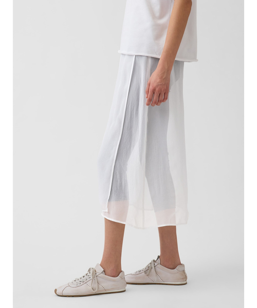 GAP（ギャップ）の「シアー ラップ マキシスカート（スカート・レディース・ホワイト/ブラック・XS/S/M/L/XXS）」の10枚目の写真