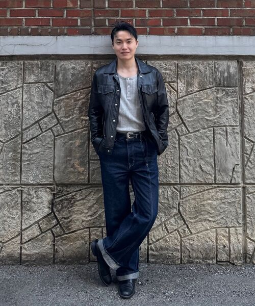JUAN HOMME(ジュアンオム)の「リファインドヘンリーネックスリーブレス(メランジグレー)(Tシャツ/カットソー・メンズ・その他・MEDIUM/LARGE)」の6枚目の写真