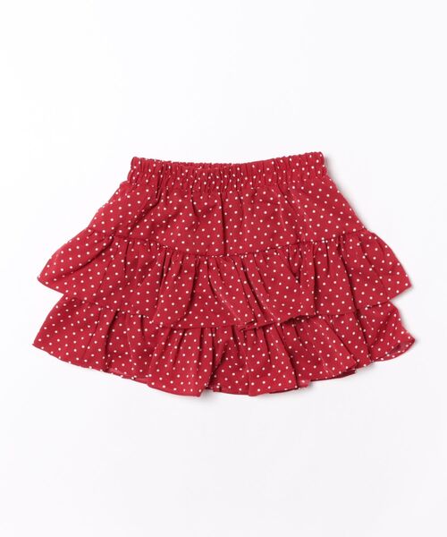 GORGE(ゴージ)の「《ドット×フリルティアード》ミニスカート/フェミニン/春夏秋/全4色(スカート・レディース・レッド/ネイビー/ブラック/オフホワイト・F)」の22枚目の写真