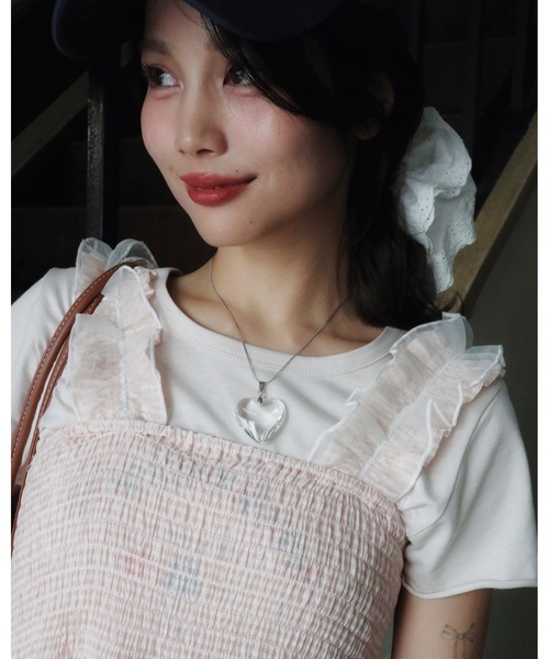 JUMELLE(ジュメロ)の「クリアハートネックレス(ネックレス・レディース・クリア・FREE)」の8枚目の写真