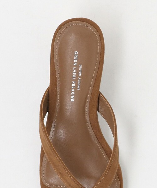 green label relaxing(グリーンレーベルリラクシング)の「ヒール トングサンダル(サンダル・レディース・ブラック/ブラウン系・M/L/S)」の15枚目の写真