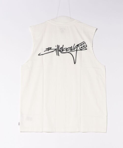 BILLABONG（ビラボン）の「BILLABONG メンズ 【MASULE FIT】SCRIPT LOGO タンクトップ 【2026年春夏モデル】（タンクトップ・メンズ・オフホワイト/ブラック・X-LARGE/LARGE/MEDIUM）」の3枚目の写真