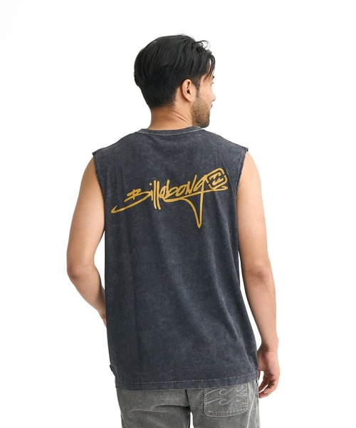 BILLABONG（ビラボン）の「BILLABONG メンズ 【MASULE FIT】SCRIPT LOGO タンクトップ 【2026年春夏モデル】（タンクトップ・メンズ・オフホワイト/ブラック・X-LARGE/LARGE/MEDIUM）」の9枚目の写真