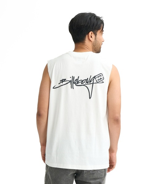 BILLABONG（ビラボン）の「BILLABONG メンズ 【MASULE FIT】SCRIPT LOGO タンクトップ 【2026年春夏モデル】（タンクトップ・メンズ・オフホワイト/ブラック・X-LARGE/LARGE/MEDIUM）」の5枚目の写真