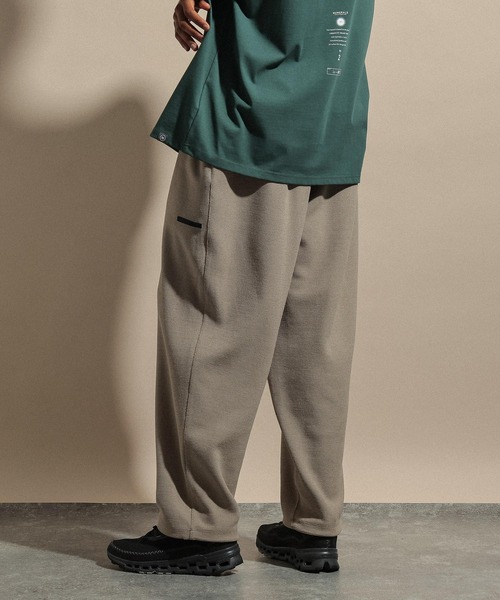 NUMERALS（ヌメラルズ）の「[NUMERALS]WAFFLE DRAWSTRING PANT（その他パンツ・メンズ・カーキ/ブラック/ベージュ・LARGE/MEDIUM）」の2枚目の写真