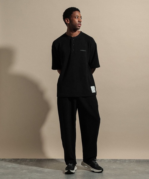 NUMERALS（ヌメラルズ）の「[NUMERALS]WAFFLE DRAWSTRING PANT（その他パンツ・メンズ・カーキ/ブラック/ベージュ・LARGE/MEDIUM）」の13枚目の写真