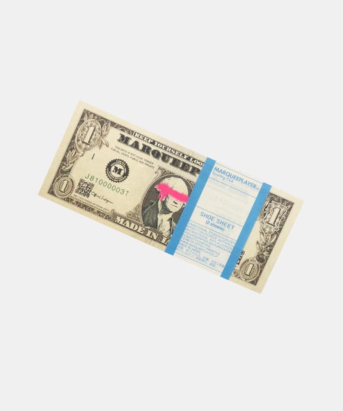 MARQUEE PLAYER(マーキープレイヤー)の「MARQUEE PLAYER SHOE SHEET "one dollar"(シューケア用品・メンズ・グレー系その他・FREE)」の1枚目の写真