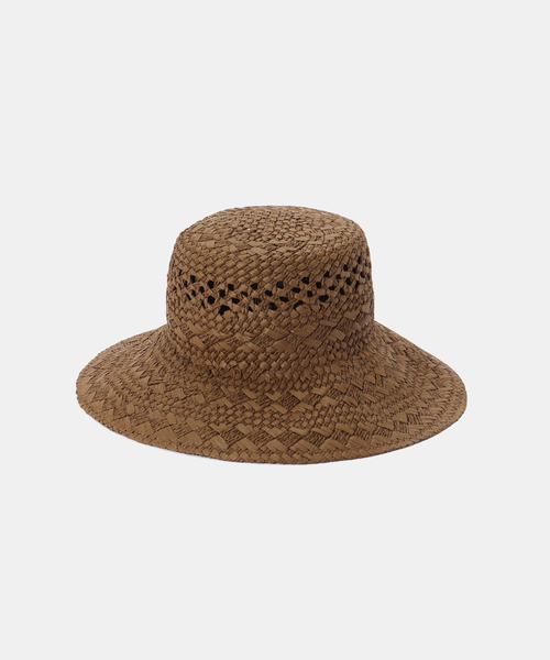 Odds(オッズ)の「Odds / オッズ MIX GARA HAT26'(ハット・レディース・ブラウン/チャコールグレー/ベージュ・FREE)」の2枚目の写真