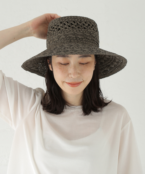 Odds(オッズ)の「Odds / オッズ MIX GARA HAT26'(ハット・レディース・ブラウン/チャコールグレー/ベージュ・FREE)」の15枚目の写真