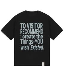 [ユニセックス]VISITOR 半袖Tシャツ_4カラー